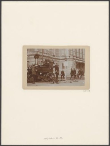 Fire brigade in front of the Concertgebouw