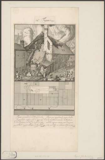Extinguished fire in the soap boiler De Bruinvis, 1682