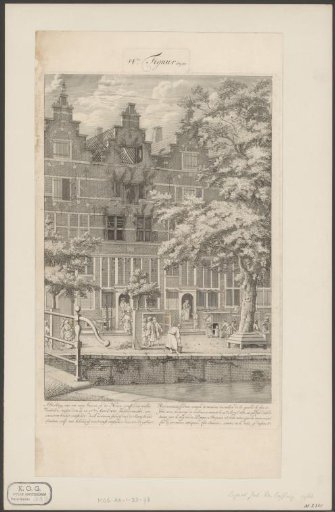 Burnt-out house on the Herengracht, 1683