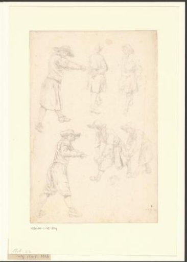 Composition with six firemen