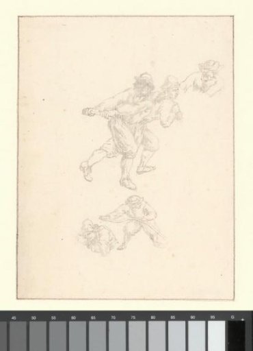 Composition with six firemen