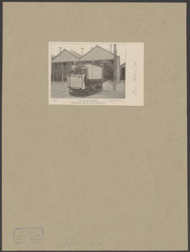 Watering wagon for trams