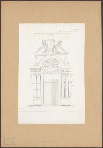 Gate of the Spinhuis at Amsterdam