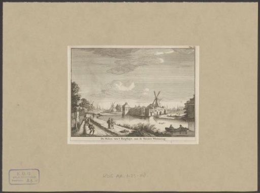 View of the Rasphuismolen at Amsterdam