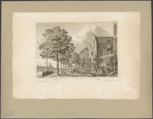 View of the Willige Rasphuis at Amsterdam