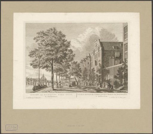View of the Willige Rasphuis at Amsterdam