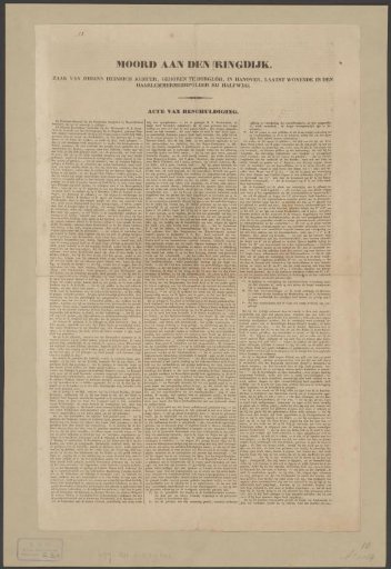 Indictment against Johann Heinrich Kemper