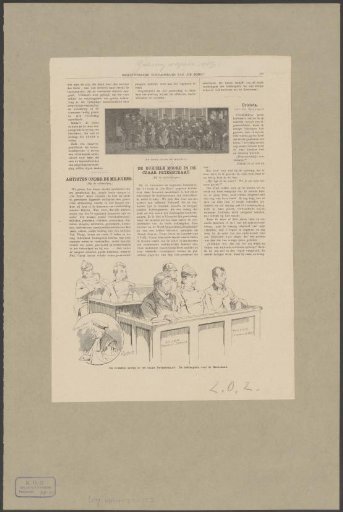 Cornelis Donker and Johannes de Wolff in the dock