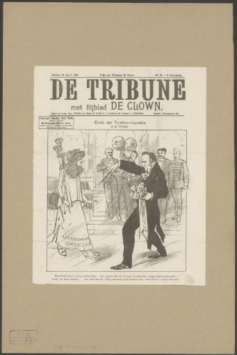 Sjoerd Vening Meinesz as Conductor for a Personification of the Amsterdam City Council as an Opera Singer