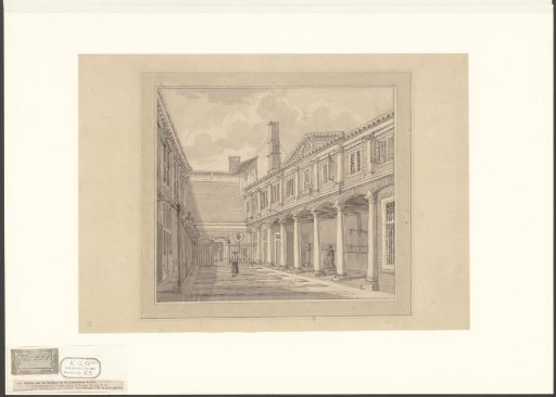 View of the courtyard of the spinhuis