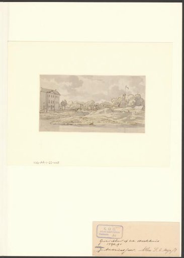 View of the New Workhouse, seen from the Roeterseiland