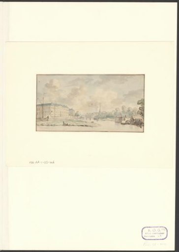View of the Roeterseiland of the New Workhouse and the Plantagebuurt