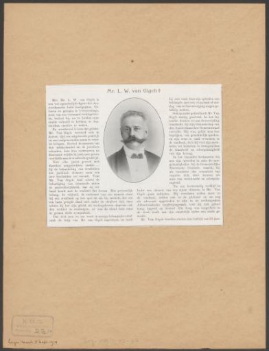 Portrait of Lodewijk Willem van Gigch