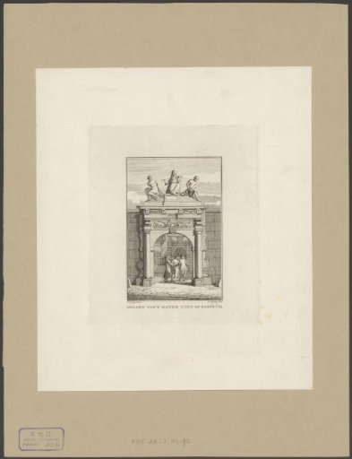 View of the Rasphuis gate in Amsterdam