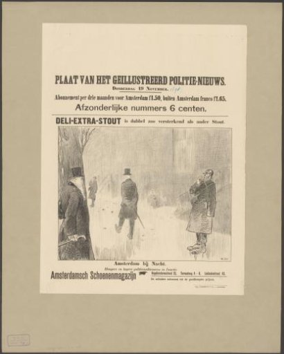 Bearded men and police officers on the street