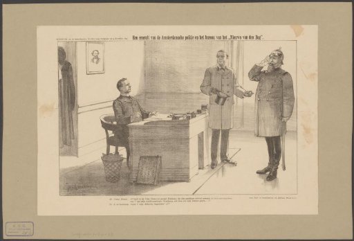 A Consultation of the Amsterdam Police at the Office of the "Nieuws van den Dag"