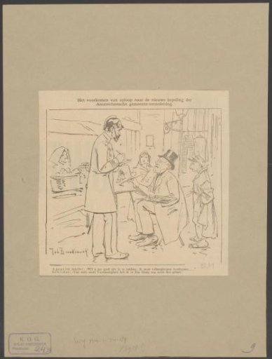 The occurrence of a mob regarding the new regulation of the Amsterdam municipal ordinance
