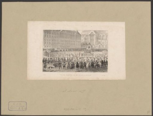Funeral of Michiel Adriaenszoon de Ruyter on the Dam in Amsterdam
