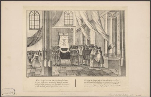 Funeral of Jan van Speyk in the Nieuwe Kerk