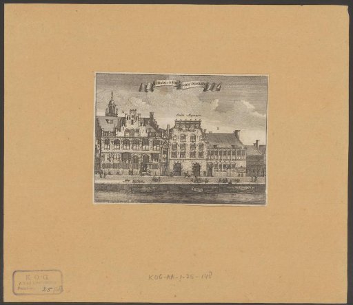 View of the Hand- and Voetboogdoelen with the City Magazine in between