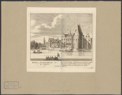 View of the Kloveniersdoelen in Amsterdam