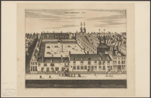 View of the Prinsenhof in Amsterdam