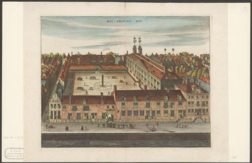 View of the Prinsenhof in Amsterdam