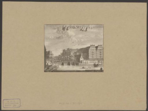 View of the City Grain Warehouses and the City Artillery Houses in Amsterdam
