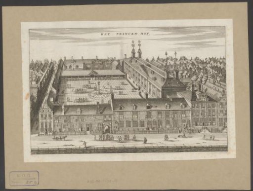 View of the Prinsenhof in Amsterdam