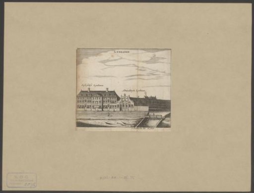 View of the rope walks of the VOC and the Admiralty on Oostenburg in Amsterdam