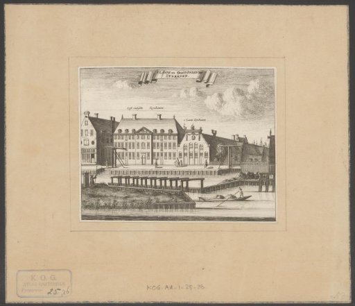 View of the VOC and Admiralty lines on Oostenburg in Amsterdam