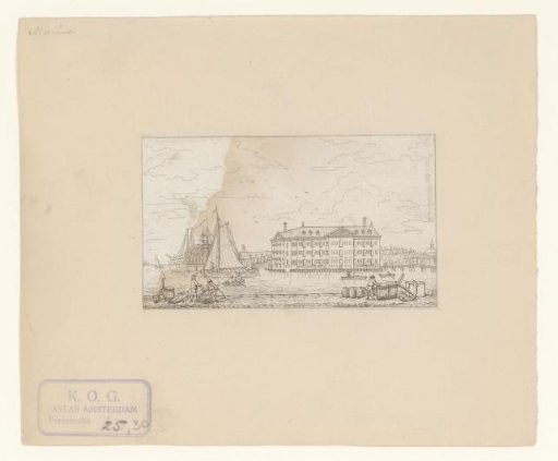 View of the State Naval Magazine in Amsterdam