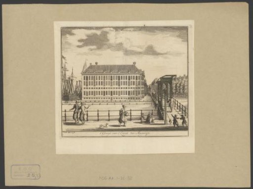 View of the State Naval Magazine in Amsterdam