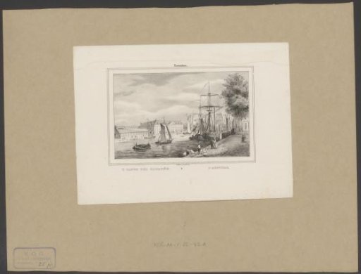 View of the 's Lands Zeemagazijn at Amsterdam