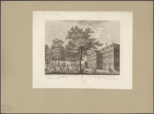 View of the 's Lands Zeemagazijn (Admiralty Magazine) at Amsterdam