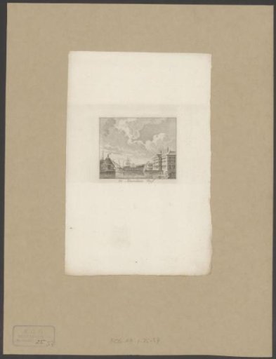 City view with the Admiralty Shipyard at Amsterdam