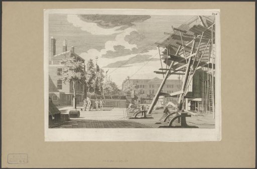 View of the Admiralty Shipyard and the State Naval Magazine in Amsterdam