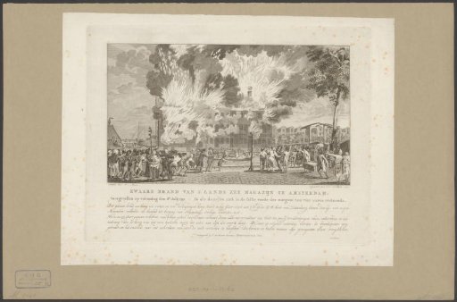 Fire at the State Naval Magazine in Amsterdam, 1791
