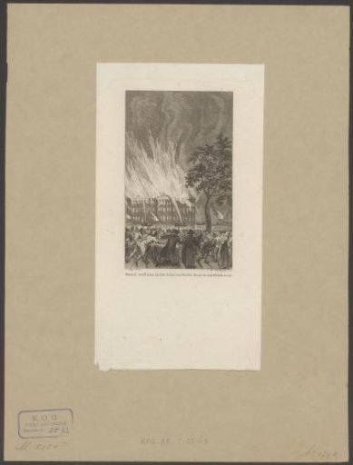 Fire at the State Naval Magazine in Amsterdam, 1791