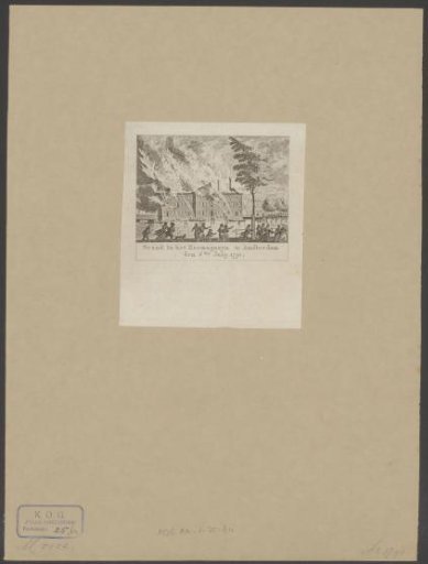 Fire at the State Naval Magazine in Amsterdam, 1791
