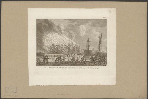 Fire at the State Naval Magazine in Amsterdam, 1791