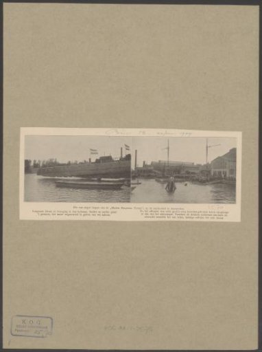 Launching of the ironclad Tromp in Amsterdam