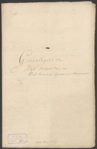 Genealogy of Isaac Sweers