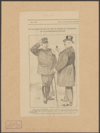 The appointment of Mr. Joan H. Schmitz as commander of the Amsterdam Civic Guard