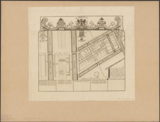 Map of civic district XXXV in Amsterdam, under the direction of Regimental Colonels Dirk Trip and Jan van Loon