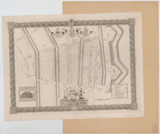 Map of Civic Guard District LVI in Amsterdam, under the direction of Captain Jan Bernd Bicker