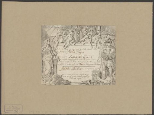 Civic Guard Letter of Captain Pieter Jager