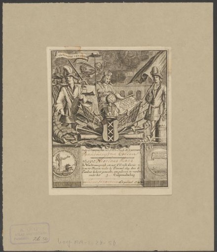 Civic Guard Letter of Captain Bauduin van Collen