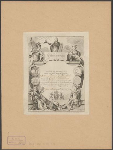 Civic Guard Letter of Captain Anthony Johan de Huybert