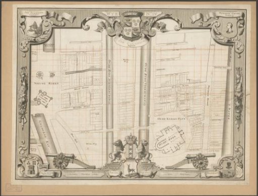 Map of civic district IV in Amsterdam, under the direction of Captain Jan Colonius